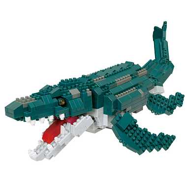 【メーカー取寄】NBM-053 ナノブロック ダイナソーDX モササウルス