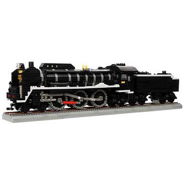 【メーカー取寄】NB-062 ナノブロック 蒸気機関車 デラックスエディション