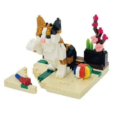 【予約】NBC_415 ナノブロック 三毛猫