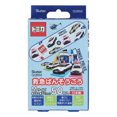 【メーカー取寄】ＱＱＢ５０ 救急ばんそうこうＭ トミカ