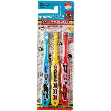 【メーカー取寄】ＴＢ４ＳＴ 乳児用歯ブラシ3P トミカ23
