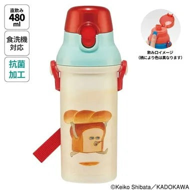 【メーカー取寄】ＰＳＢ５ＳＡＮＡＧ 抗菌直飲プラボトル パンどろぼう