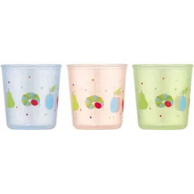 【メーカー取寄】ＢＣＵＰ１ＡＧ 抗菌ベビーコップ３Ｐ はらぺこあおむし