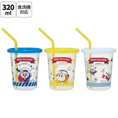【メーカー取寄】ＳＩＨ３ＳＴ ストロー付タンブラー３個 カービィヴォヤージュ