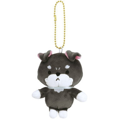 【メーカー取寄】ＺＮＫＨ１ ぬいぐるみキーホルダー ミニチュアシュナウザ