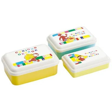 【メーカー取寄】ＳＬＵＳ３ 入れ子式シール保存容器３Ｐ ジョージ ブロック