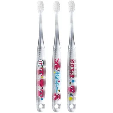 【メーカー取寄】ＴＢＣＲ４Ｔ クリア歯ブラシ３本セット けけちゃま