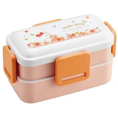 【メーカー取寄】ＰＦＬＷ４ ２段ふわっと弁当箱 ＫＴパステル水彩花柄