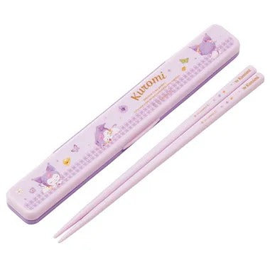 【メーカー取寄】ＡＢＣ３ 音の鳴らない箸・箸箱セット ＫＵパステル水彩花柄