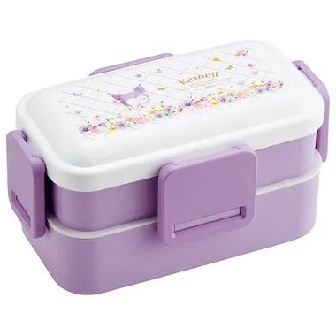 【メーカー取寄】ＰＦＬＷ４ ２段ふわっと弁当箱 ＫＵパステル水彩花柄