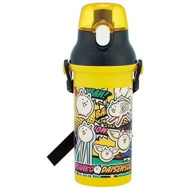 【メーカー取寄】ＰＳＢ５ＳＡＮ 直飲プラワンタッチボトル にゃんこ大戦争２６