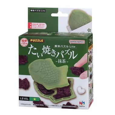【メーカー取寄】解体パズルLite たい焼きパズル -抹茶-