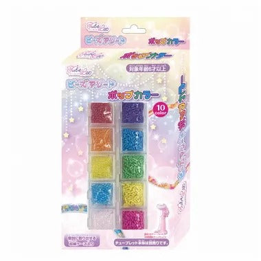 【メーカー取寄】チューブレット ビーズアソート ポップカラー