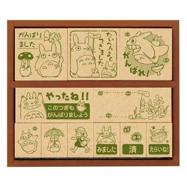 【メーカー取寄】SG-128 木製ごほうび スタンプ となりのトトロ ２