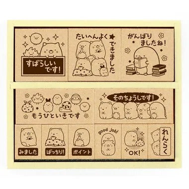 【メーカー取寄】SDH-096 すみっコぐらし 木製ごほうびスタンプ
