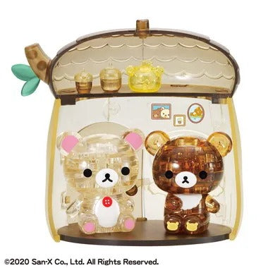 |メーカー品切れ中|【メーカー取寄】 クリスタルパズル コリラックマ&チャイロイコグマ どんぐりのおうち