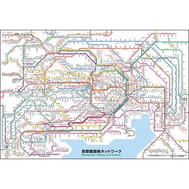 【メーカー取寄】300-012 首都圏路線ネットワーク