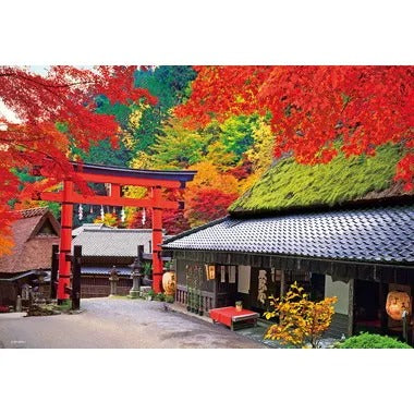 【メーカー取寄】300-108 秋に染まる京茶屋