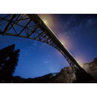 【メーカー取寄】05-1073 青雲橋と天の川、流星（宮崎）