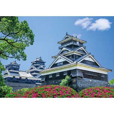 【メーカー取寄】05-1078 つつじ咲く熊本城（熊本）