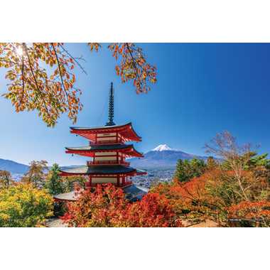【メーカー取寄】01-2088 新倉山浅間公園の秋景色（山梨）