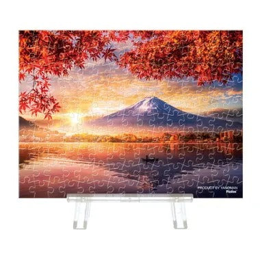【メーカー取寄】2308-53 紅葉と湖畔の富士山