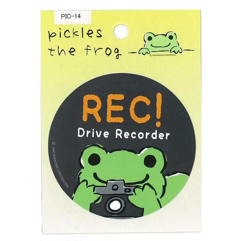 かえるのピクルス　ステッカー　REC（ｶﾒﾗ）　　(株)東洋マーク製作所