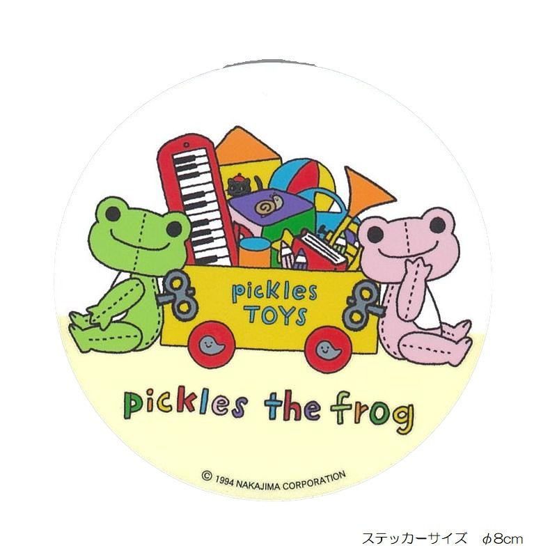 かえるのピクルス　ステッカー　TOYBOX　　(株)東洋マーク製作所