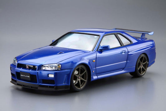 1/24 NISSAN BNR34 SKYLINE GT-R V-spec II 02 - Bandai anime figures wholesale