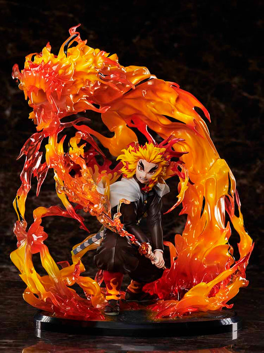 Demon Slayer: Kimetsu no Yaiba Kyojuro Rengoku Flame Breathing Esoteric Art Ninth Form: Rengoku 1/8 Scale Figure - Demon Slayer figures wholesale