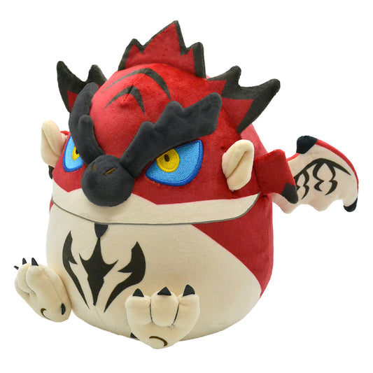 Monster Hunter Fluffy Eggshaped Plush Rathalos(re-run) - wholesale anime plush toys