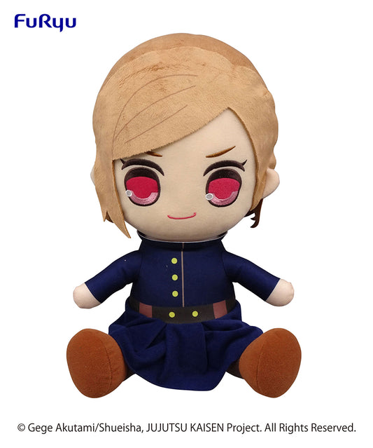 JUJUTSU KAISEN KYURUMARU SUPER Big Plush Toy-Nobara Kugisaki- - Jujutsu Kaisen figures wholesale