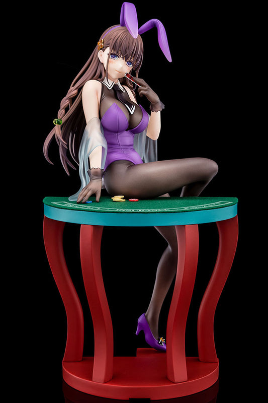 Elfine Phillet wearing flower’s purple bunny costume with Nip Slip Gimmick System - best anime merchandise wholesaler USA