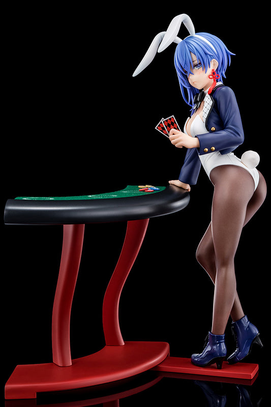 Sakuya Sieglinde wearing lapis lazuli blue bunny costume with Nip Slip Gimmick System - bulk anime figures supplier