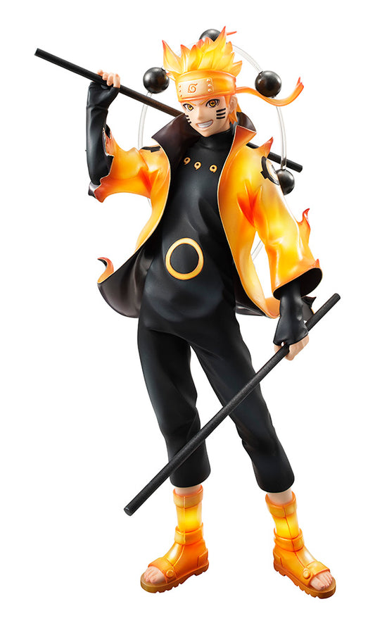 G.E.M. series NARUTO Shippuden Naruto Uzumaki Six Paths Sage Mode G.E.M.15th Anniversary ver. (Repeat) - Naruto figures wholesale