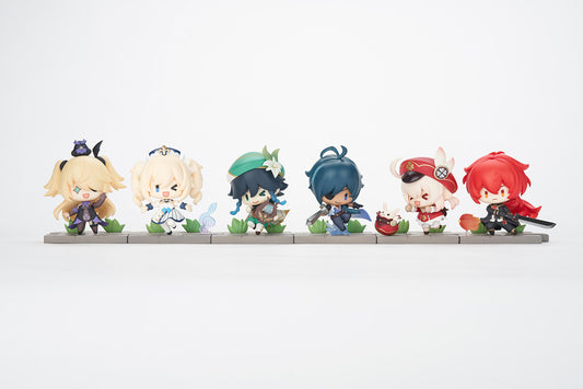 Genshin Impact Battle Scene Collection Figure Mondstadt Edition (Set of 6) - wholesale anime mini figures