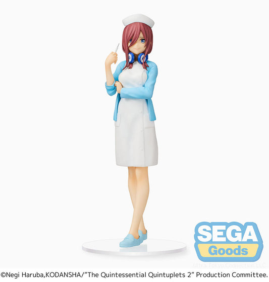 The Quintessential Quintuplets 2 SPM Figure Miku Nakano Nurse Ver. - best anime merchandise wholesaler USA