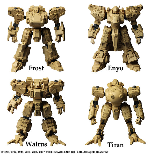 FRONT MISSION STRUCTURE ARTS 1/72 Scale Plastic Model Kit Series Vol. 2 (Display) - anime model kits wholesale