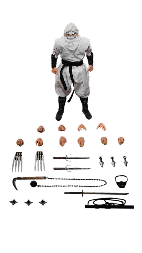 VTOYS X 6INCH SN003 SHADOW NINJA (WHITE) 1/12 SCALE ACTION FIGURE - collectible anime toys wholesale