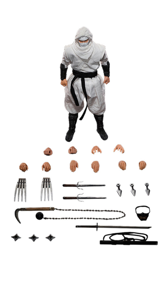 VTOYS X 6INCH SN003 SHADOW NINJA (WHITE) 1/12 SCALE ACTION FIGURE - collectible anime toys wholesale