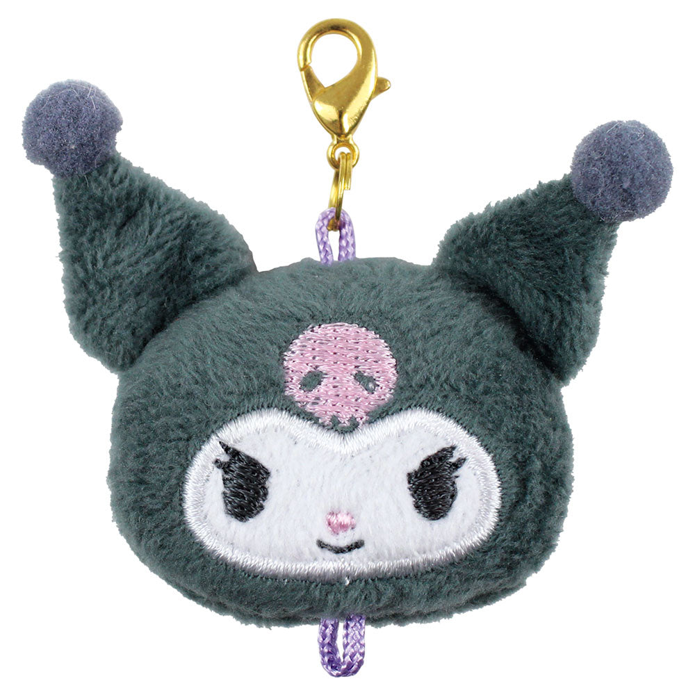 Sanrio Characters Tsunagete Mascot Charm Key Chain Kuromi - anime figures wholesale