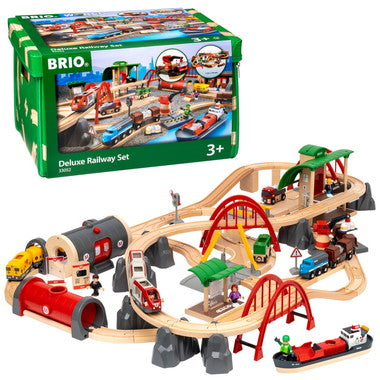 【メーカー取寄】33052 BRIO レール＆ロードデラックスセット