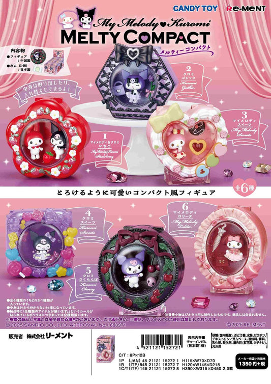 サンリオ マイメロディ＆クロミ MELTY COMPACT